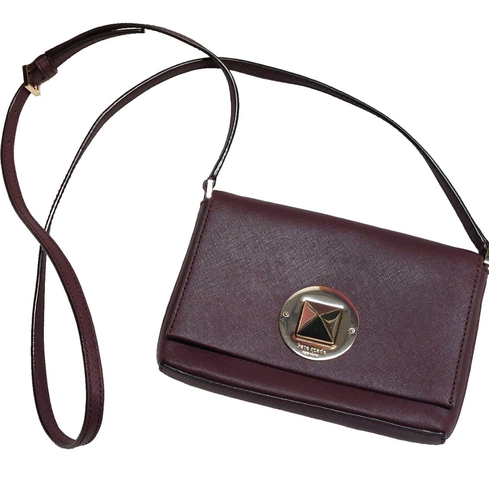 Kate Spade Newbury Lane Sally Wine Crossbody Bag